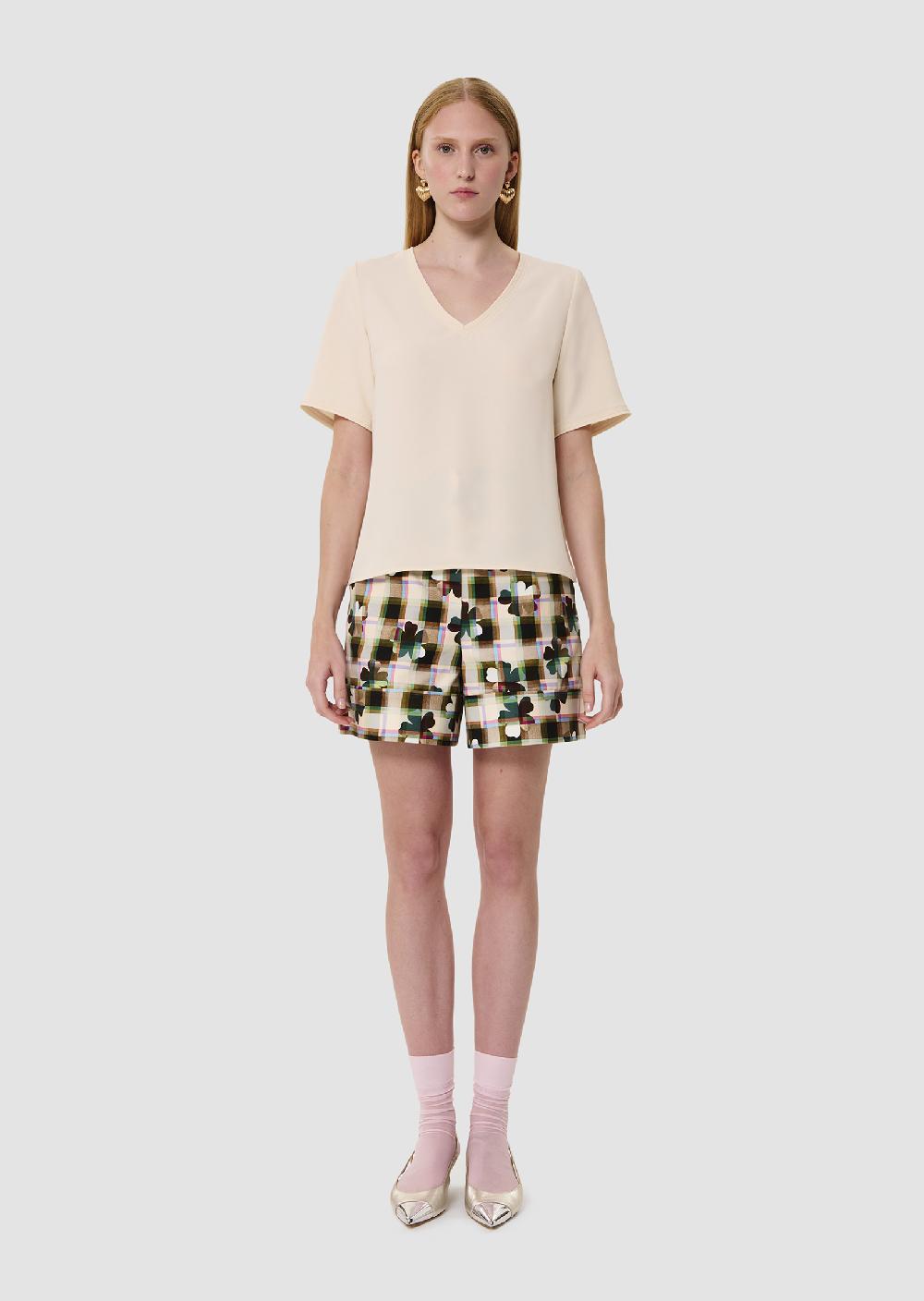 Tara Jarmon Top Toscaneécru En Crêpe