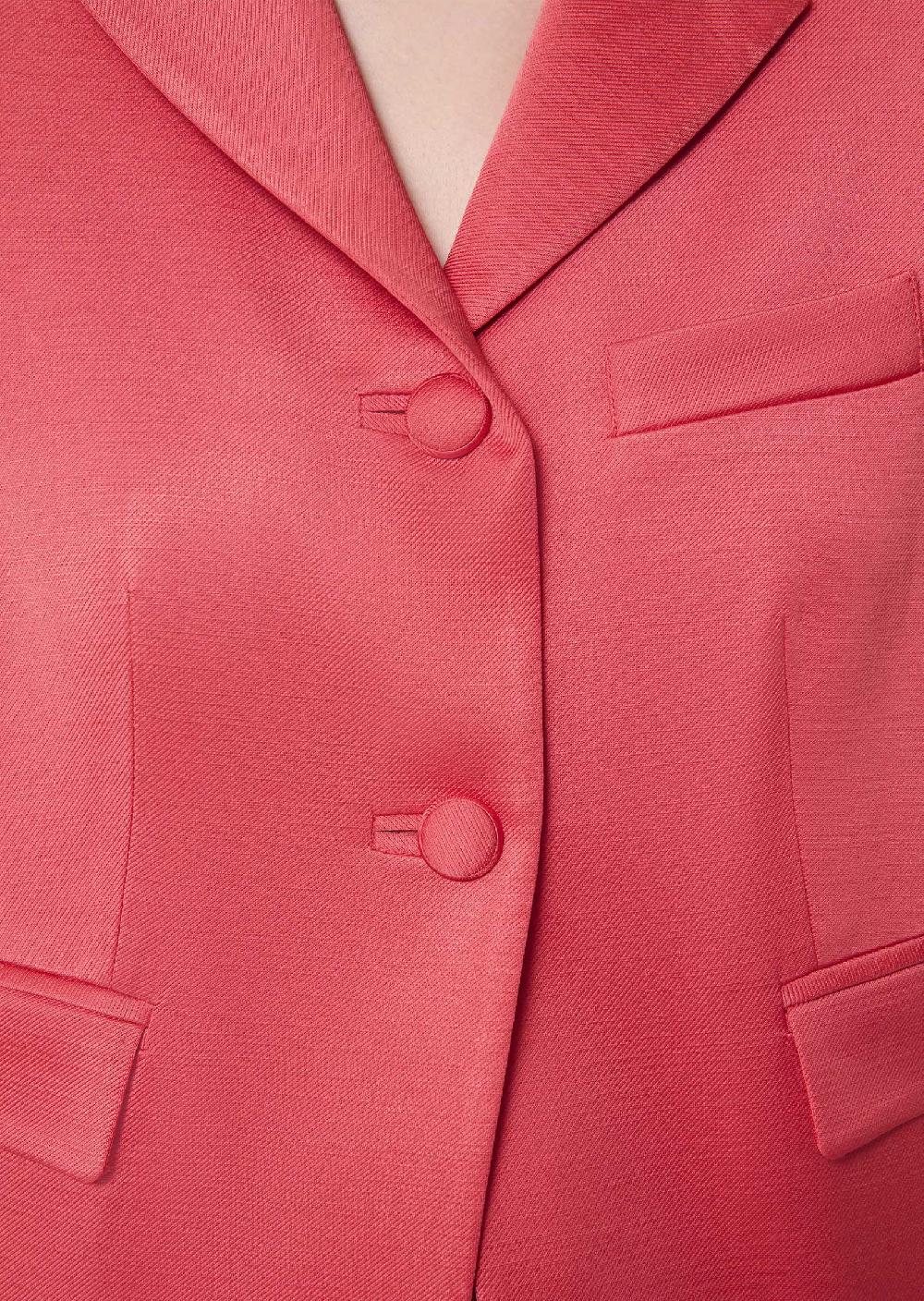 Tara Jarmon Veste Valensolerouge En Lin Satiné