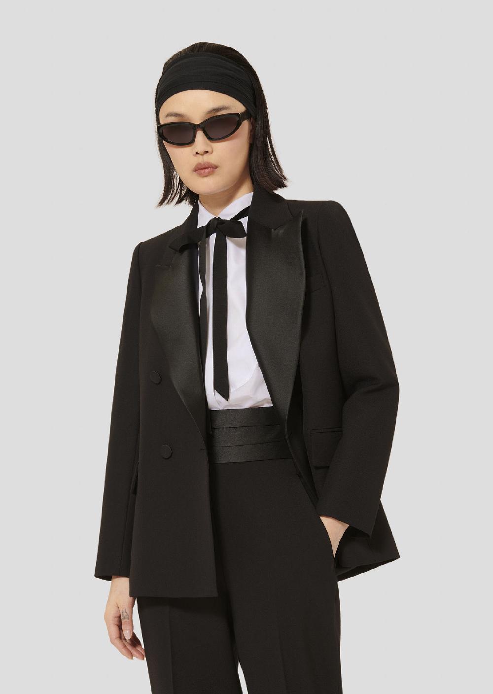 Tara Jarmon Veste Valsonnoire En Toile Tailleur