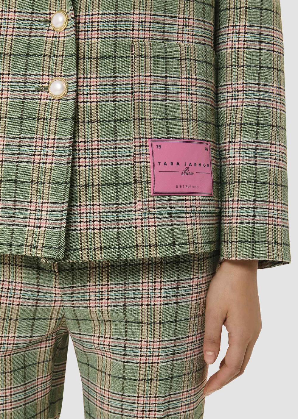 Tara Jarmon Veste Valyverte En Tartan