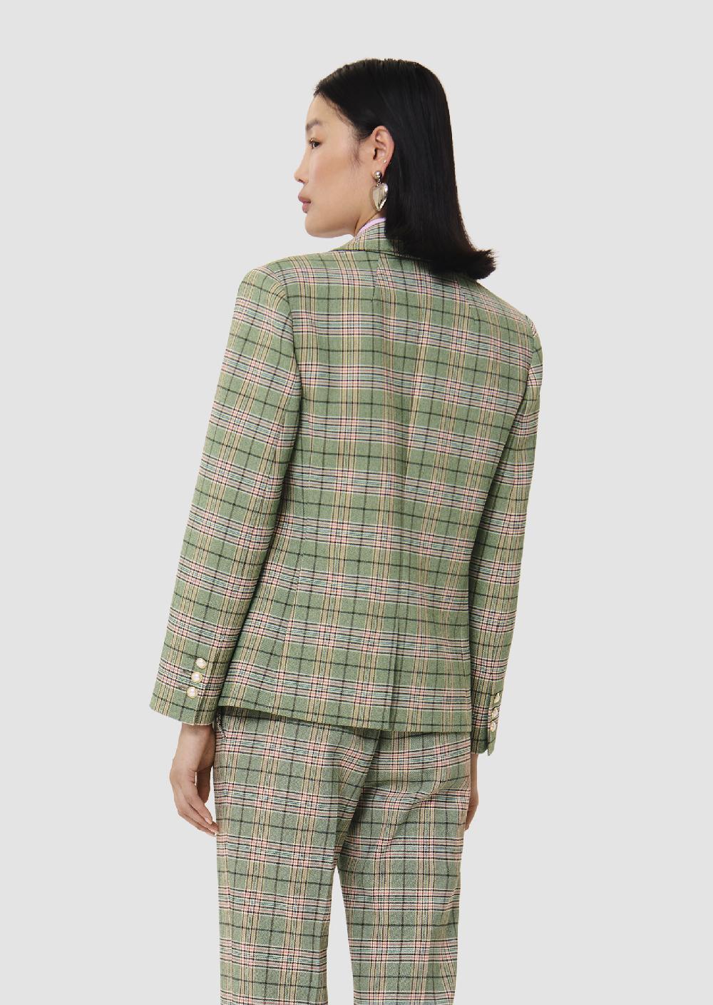 Tara Jarmon Veste Valyverte En Tartan