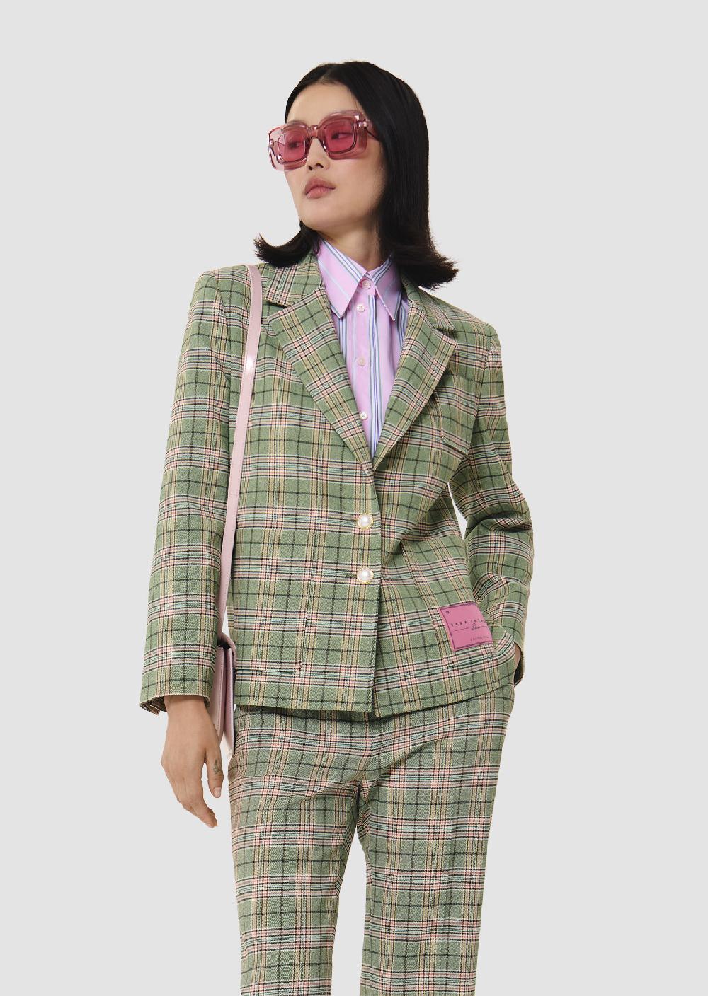 tara jarmon Veste Valyverte en tartan