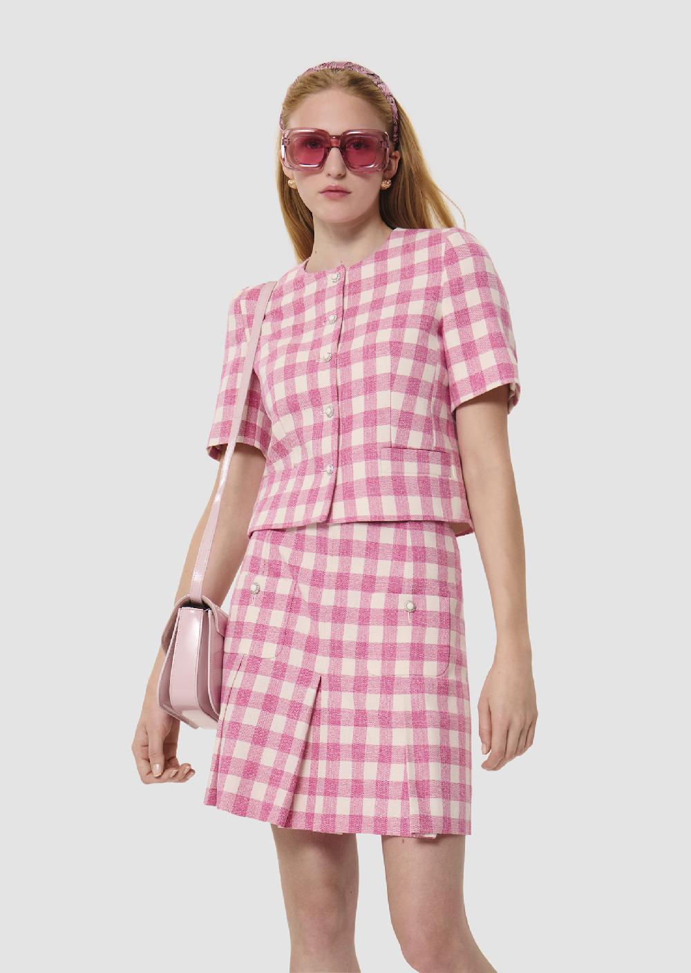 Tara Jarmon Veste Vanitarose En Vichy