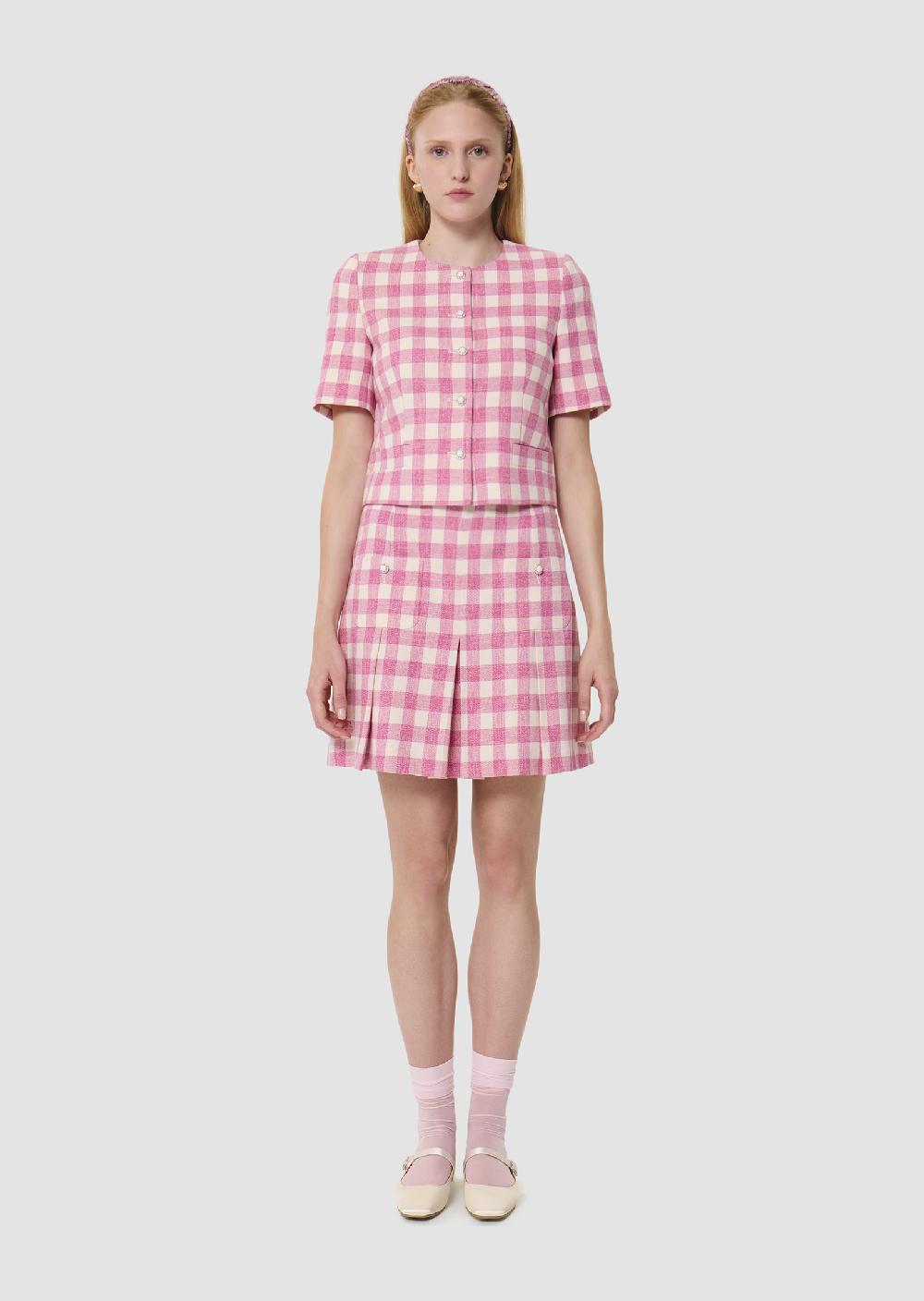 Tara Jarmon Veste Vanitarose En Vichy