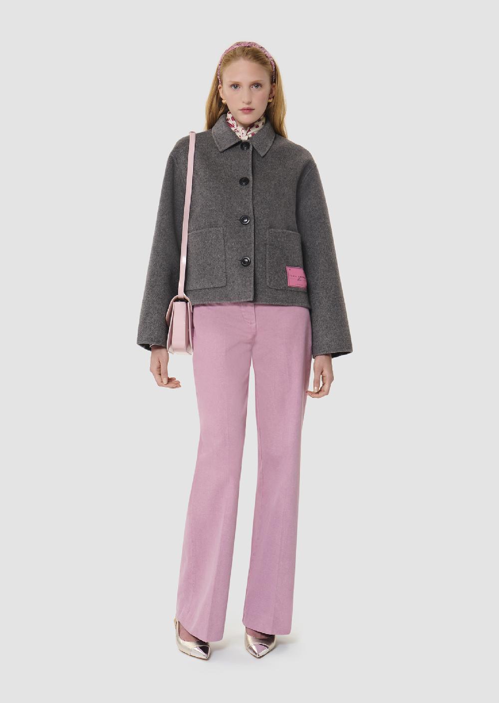 tara jarmon Veste Vincigrise en laine double face