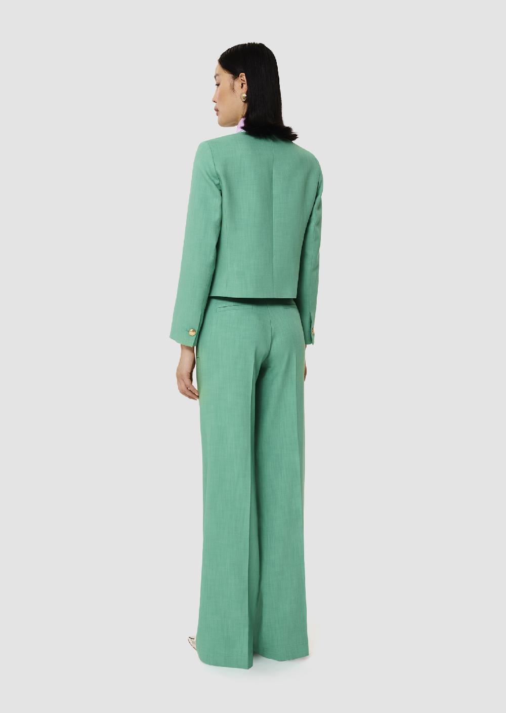 Tara Jarmon Veste Vinnyverte En Tissu Flammé