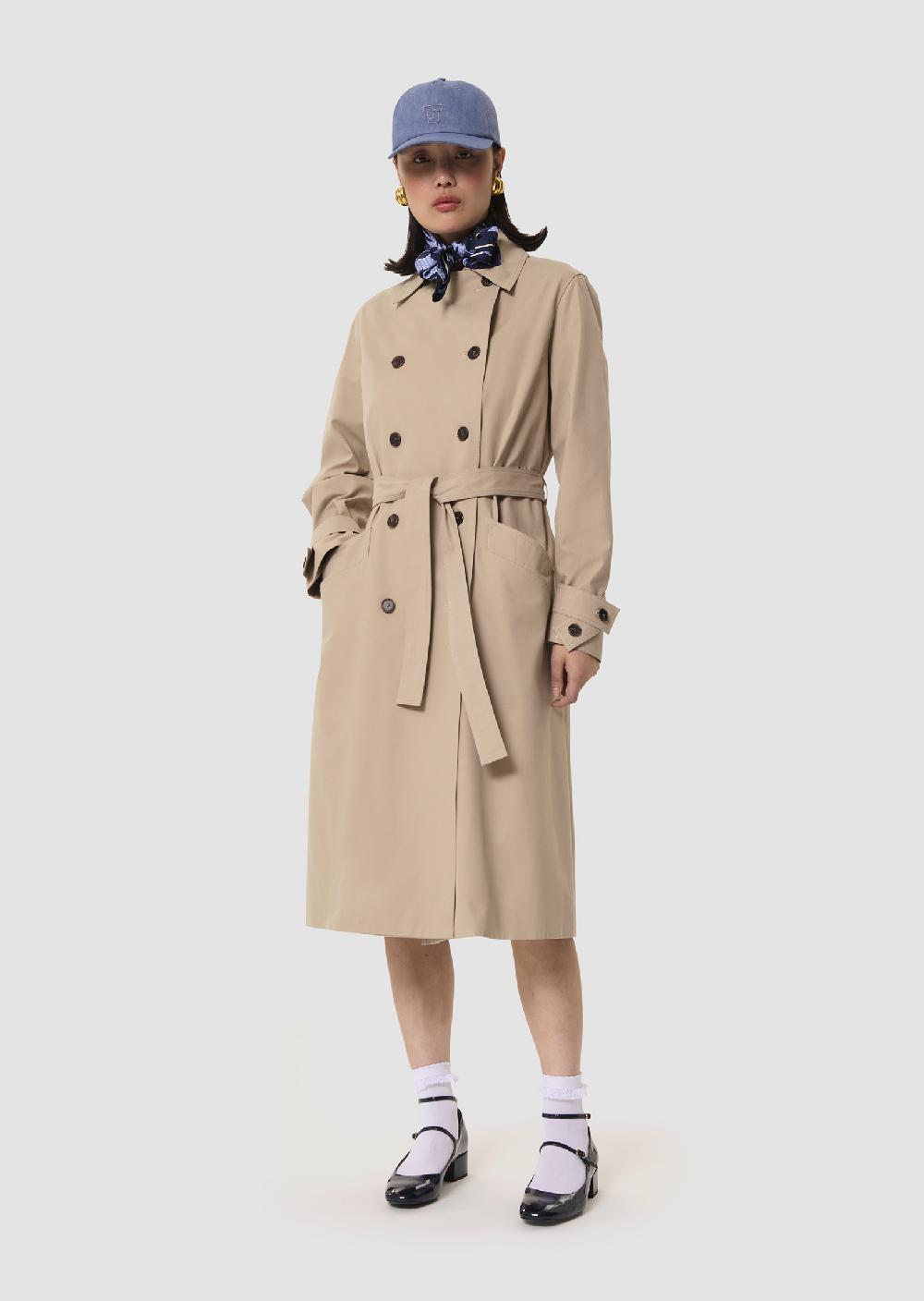 tara jarmon Trench-coat Ivonbeige en garbardine de coton