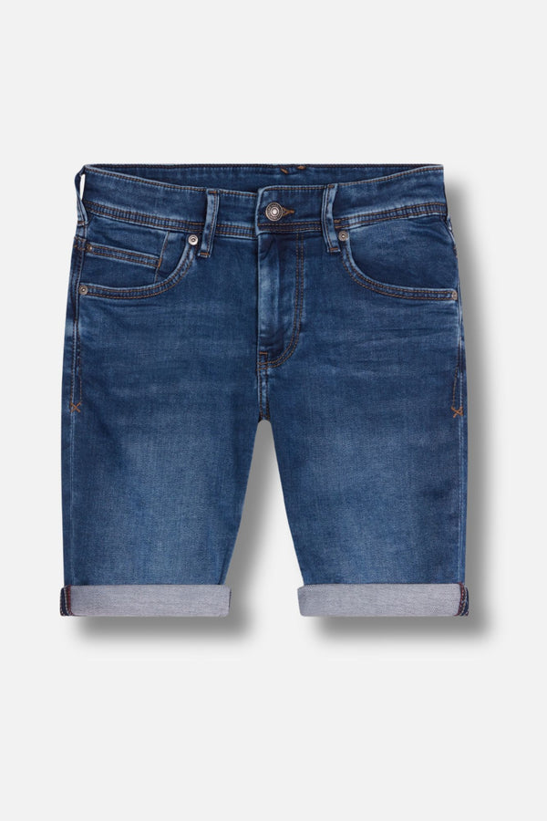 teddy smith Bermuda denim coupe 5 poches SCOTTY 3 JR VINTAGE/INDIGO