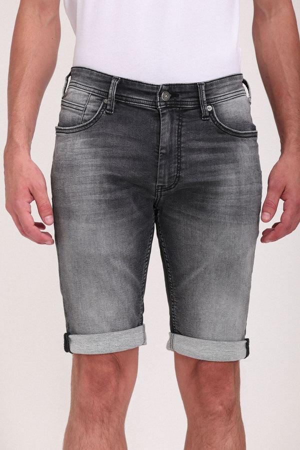 teddy smith Bermuda denim coupe 5 poches SCOTTY 3 REG DEEP GREY