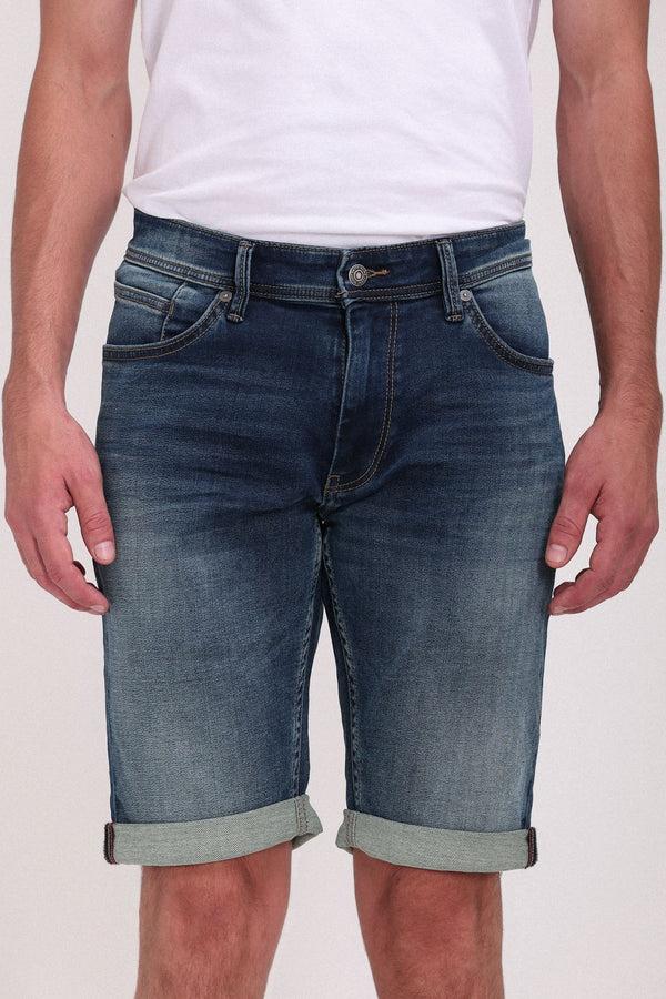 teddy smith Bermuda denim coupe 5 poches SCOTTY 3 REG DYE