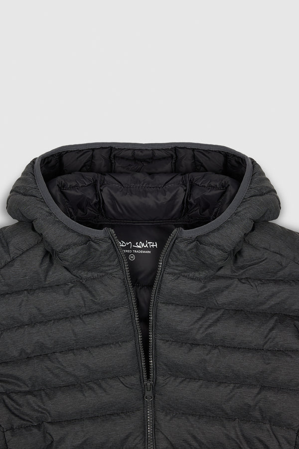 Teddy Smith Blouson Léger Avec Capuche BLIGHTER MELANGE BLACK