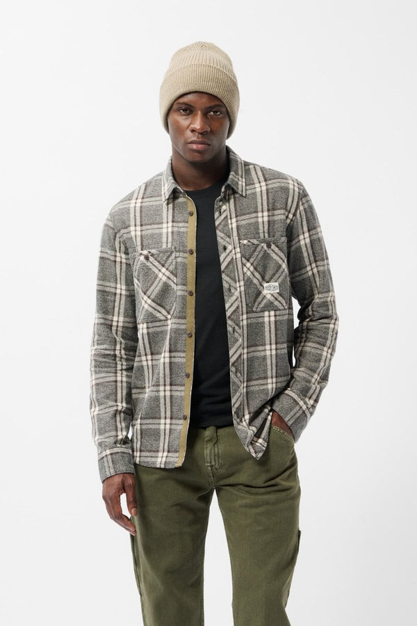 teddy smith Chemise manches longues en twill TRENT ML MELANGE BLACK