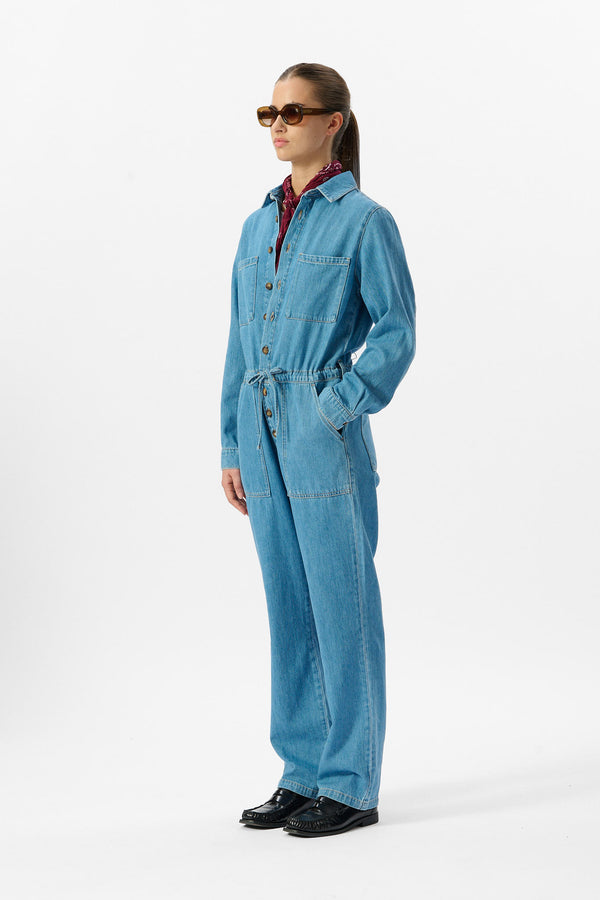 Teddy Smith Combinaison C-GOSSIP FRIPP / INDIGO CLAIR