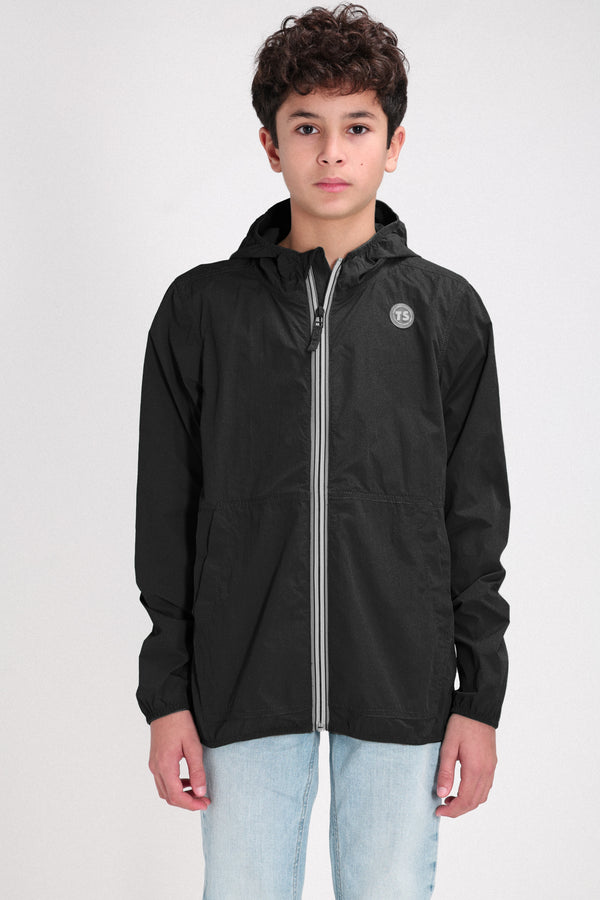 teddy smith Coupe-vent déperlant B-HORTEN JR CHARBON