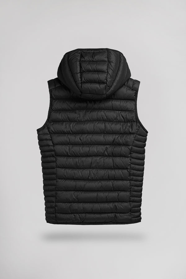 Teddy Smith Doudoune Sans Manches à Capuche B-TERRY HOOD JR CHARBON