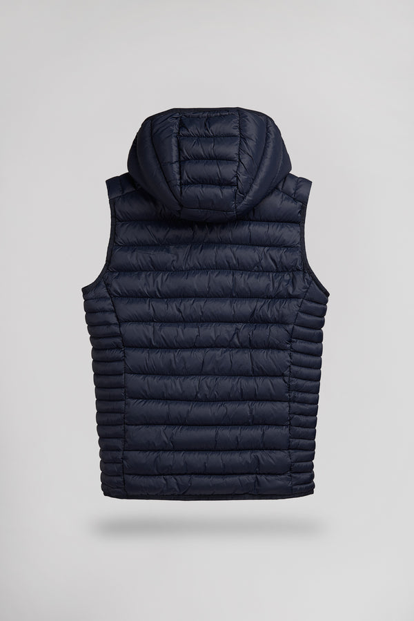 Teddy Smith Doudoune Sans Manches à Capuche B-TERRY HOOD JR TOTAL NAVY