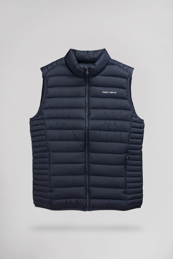 Teddy Smith Doudoune Sans Manches Col Montant B-TERRY TOTAL NAVY