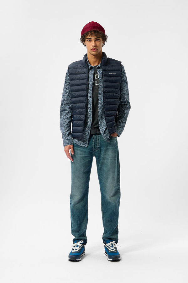 teddy smith Doudoune sans manches col montant B-TERRY TOTAL NAVY