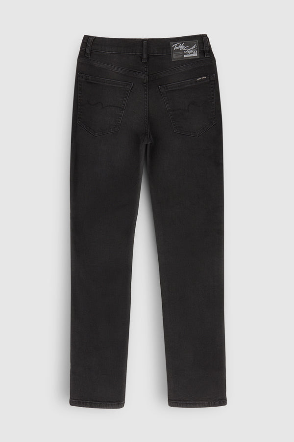 Teddy Smith Jean Coupe 5 Poches SLIM BOY JR BLACK USED