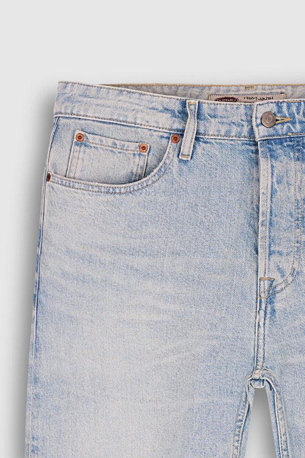 Teddy Smith Jean Coupe Décontractée DAD PANT FRIPP/INDIGO CLAIR