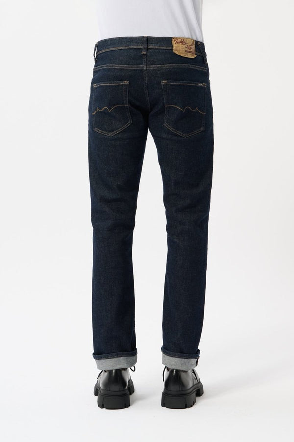 Teddy Smith Jean Coupe Droite REG Longueur 32 DARK BLUE