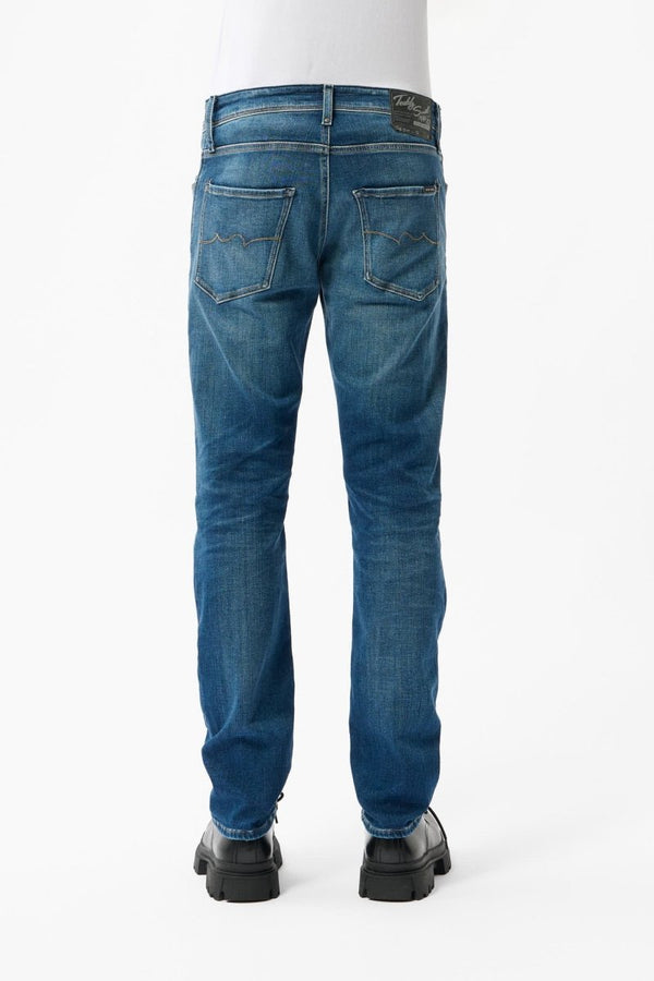 Teddy Smith Jean Coupe Regular Slim REEPLE ROCK SWE Longueur 32 INDIGO NEW