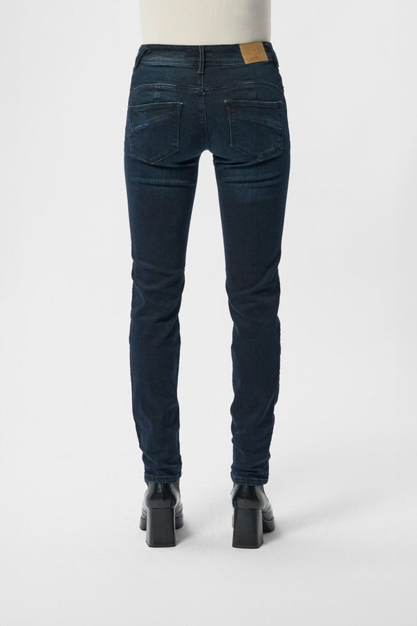 Teddy Smith Jean Coupe Slim 5 Poches PIN UP SLIM BLUE BLACK