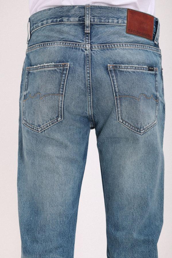 Teddy Smith Jean Denim Coupe Regular Slim ROCK MUST VINTAGE/INDIGO