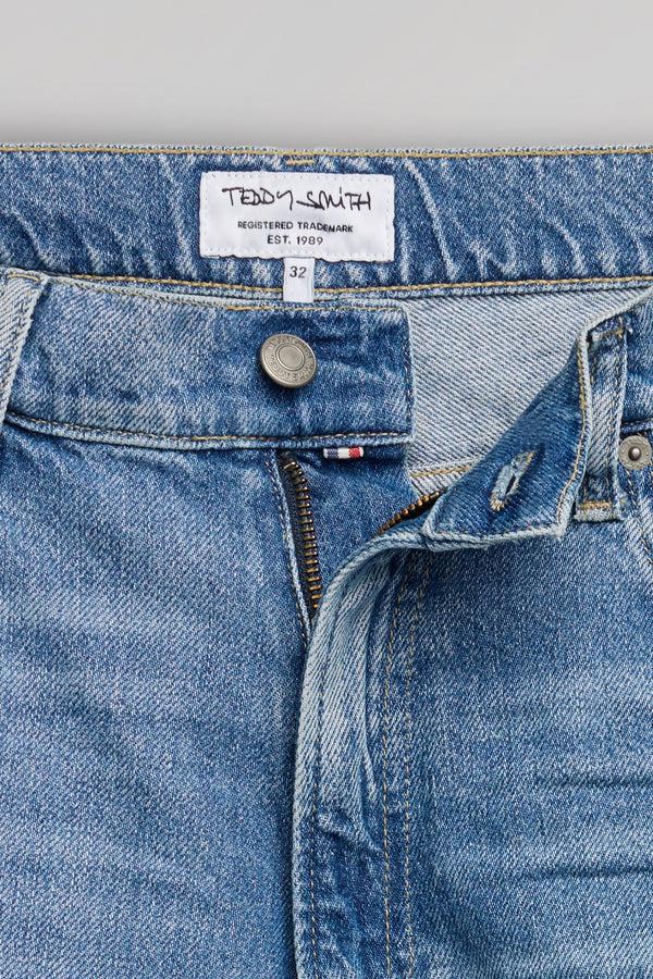 Teddy Smith Jean MEMPHIS STRAIGH FRIPP/INDIGO CLAIR