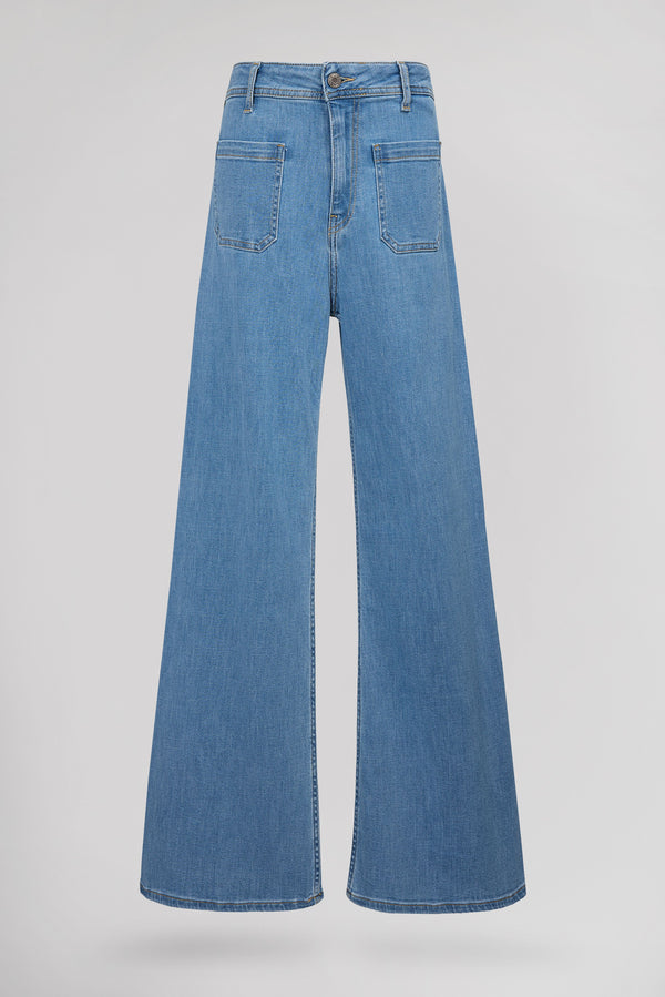 teddy smith Jean P-JOSEFA 4PP DE FRIPP / INDIGO CLAIR