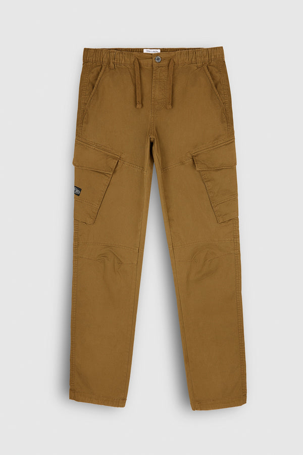 teddy smith Pantalon coupe cargo P-MURRAY CARGO TABACCO