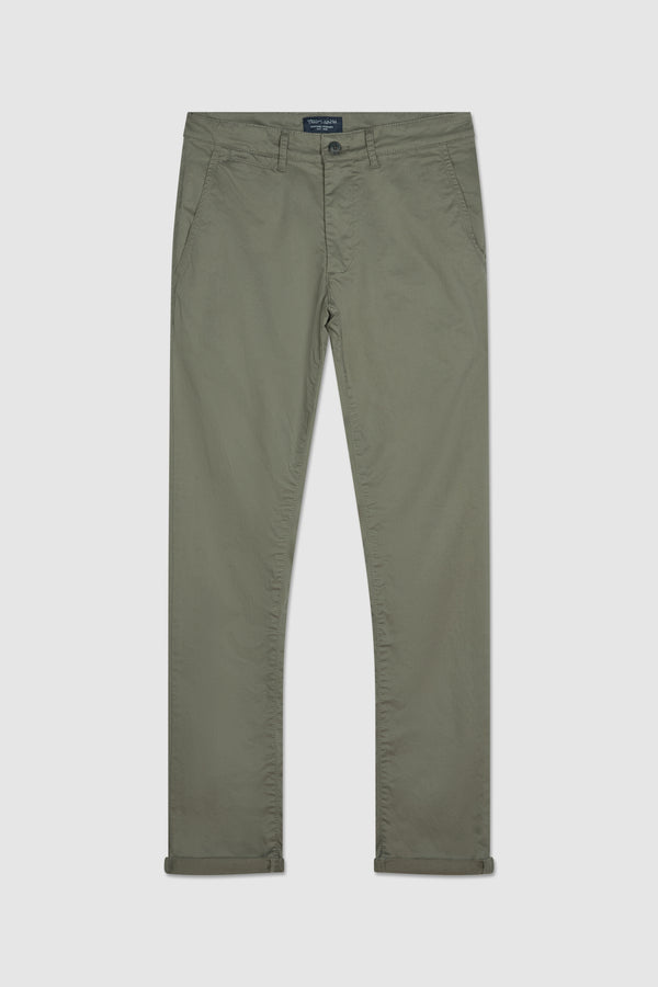 Teddy Smith Pantalon Style Chino Coupe Slim P-CHINO TURBULENCE KAKI