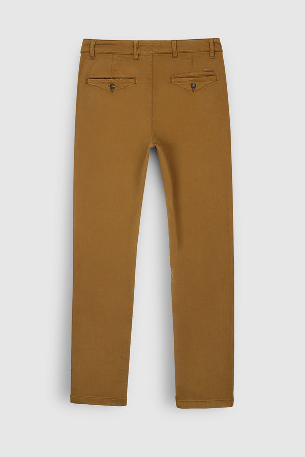 Teddy Smith Pantalon Style Chino Coupe Slim PALLAS CHINO SW TABACCO
