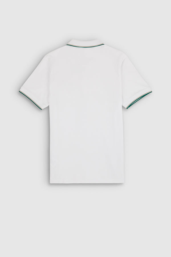 Teddy Smith Polo Piqué Manches Courtes PASIAN 2 BLANC