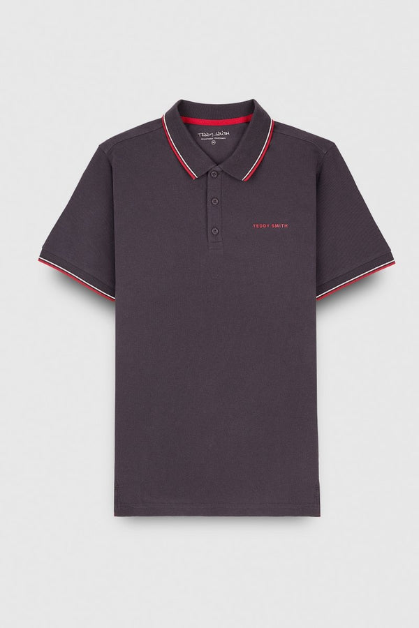 teddy smith Polo piqué manches courtes PASIAN 2 DARK NAVY