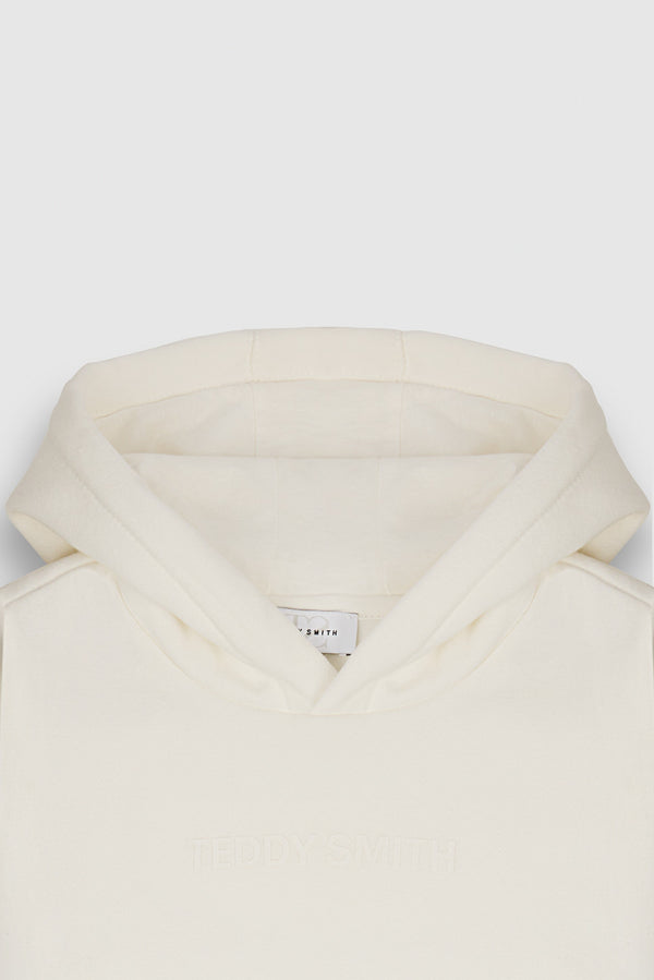 Teddy Smith Sweat à Capuche NEW SOLY JR MIDDLE WHITE/PRINT