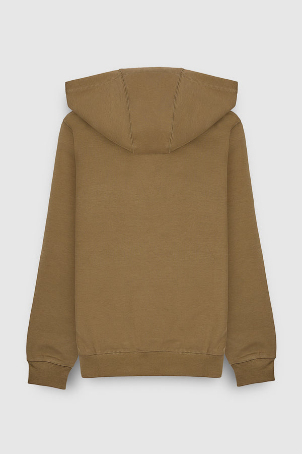 Teddy Smith Sweat à Capuche S-EVRY HOODY JR CHATAIN