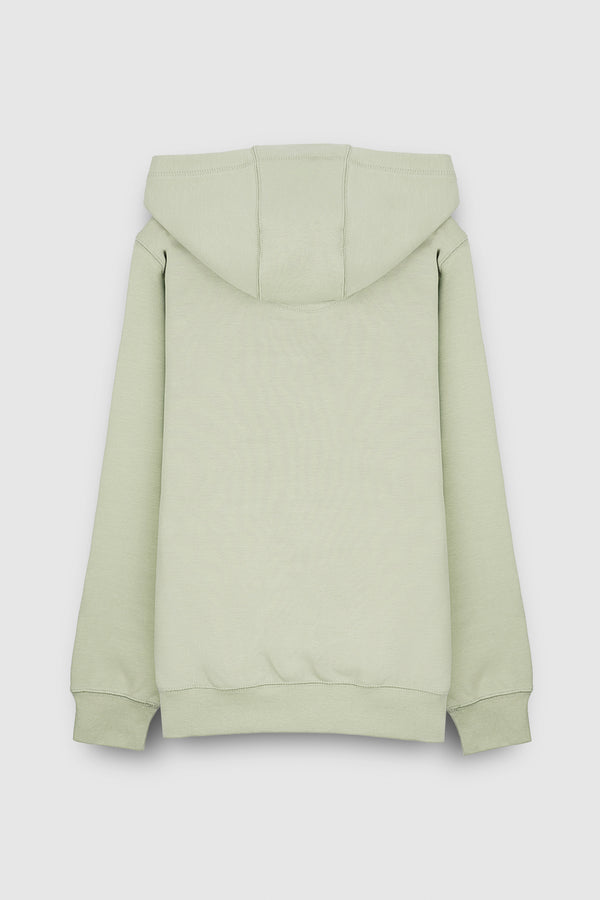 Teddy Smith Sweat à Capuche S-EVRY HOODY JR VERT SAUGE