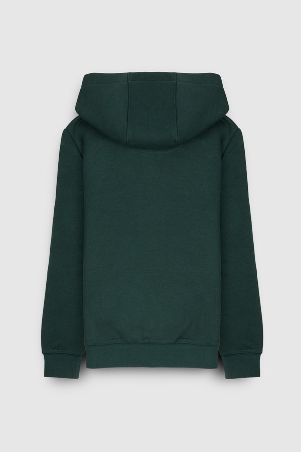 Teddy Smith Sweat à Capuche S-JIM HOODY JR VERT SCARABE
