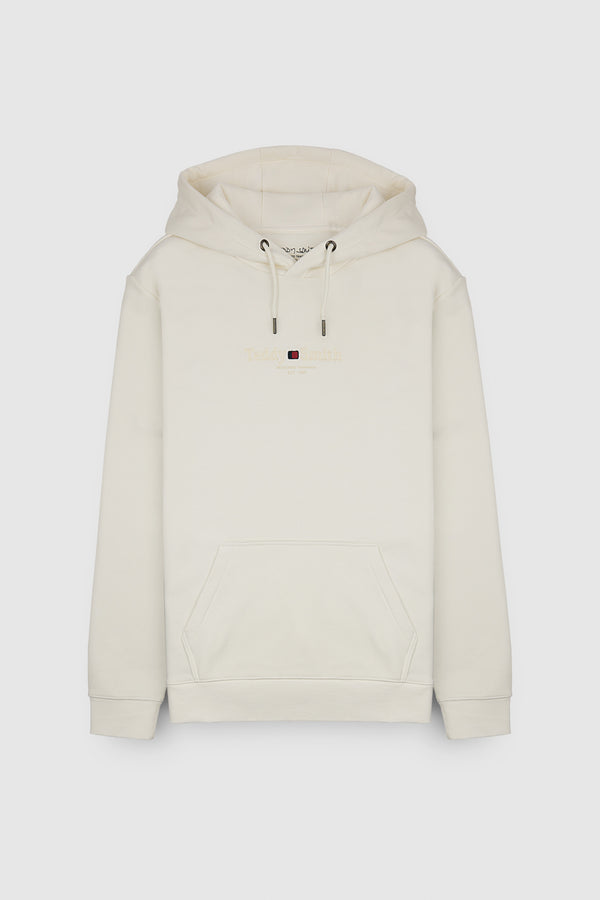 teddy smith Sweat à capuche S-JIM HOODY MIDDLE WHITE