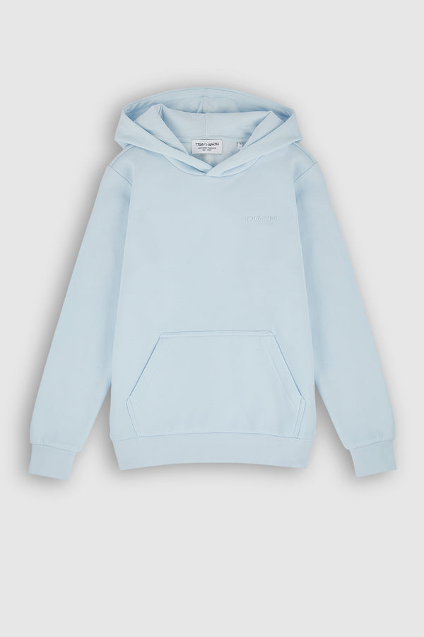 teddy smith Sweat à capuche S-NARK HOODY JR BLEU CLAIR