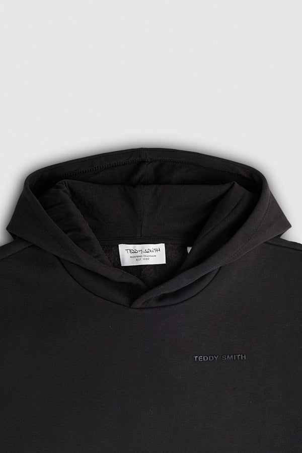 Teddy Smith Sweat à Capuche S-NARK HOODY JR CHARBON