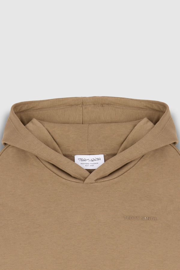 Teddy Smith Sweat à Capuche S-NARK HOODY JR CHATAIN