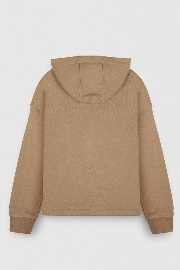 Teddy Smith Sweat à Capuche S-SCRATCH HOODY JR CHATAIN