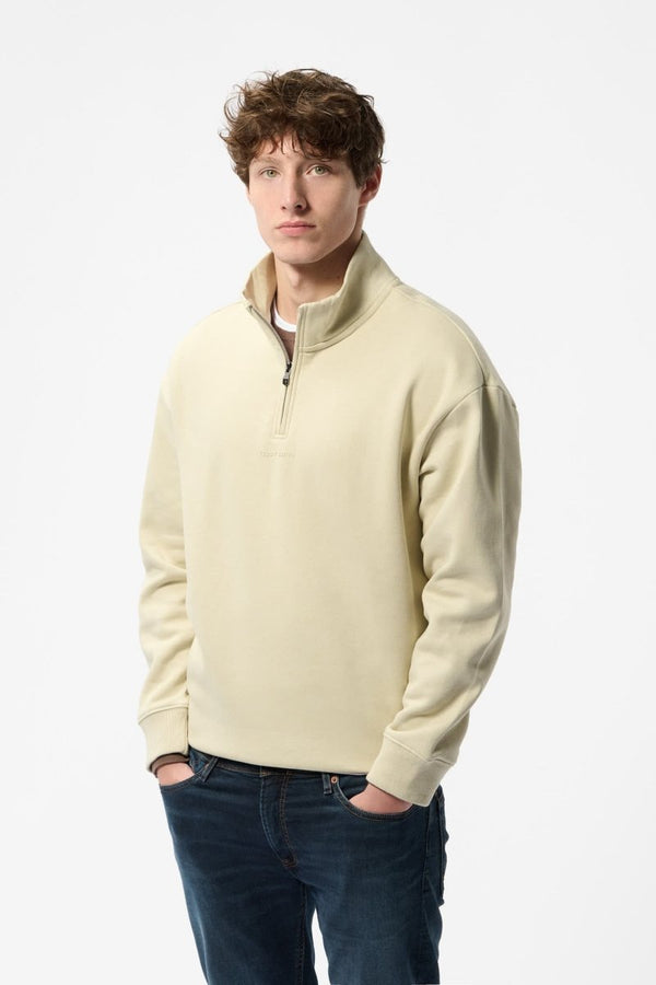 Teddy Smith Sweat Col Haut Coupe Large S-LOTEN SOFT GREGE