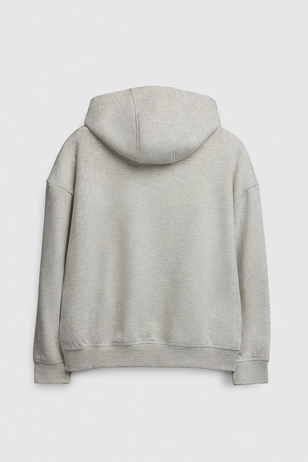 Teddy Smith Sweat S-ATHLETICS HOODY JR BLANC IVOIRE CHINE