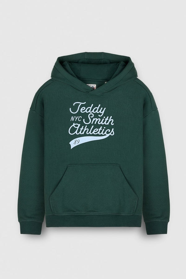 teddy smith Sweat S-ATHLETICS HOODY JR VERT SCARABE