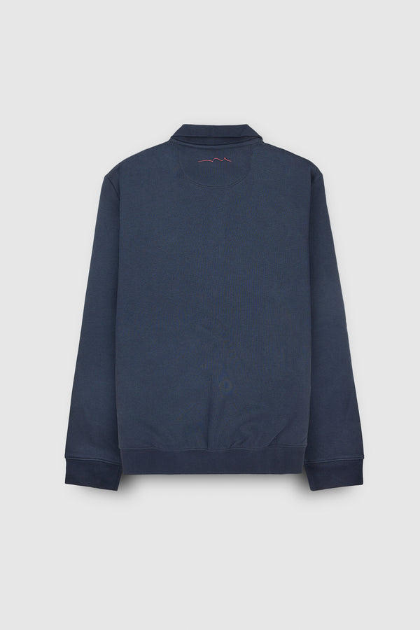 Teddy Smith Sweat Zippé Col Montant G-NARKUS ZIP TOTAL NAVY