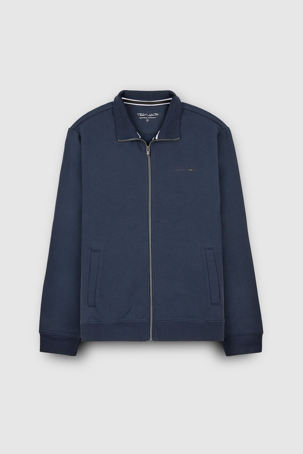 teddy smith Sweat zippé col montant G-NARKUS ZIP TOTAL NAVY