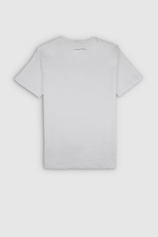 Teddy Smith T-shirt Col Rond Manches Courtes T-SOY 2 MC BLANC